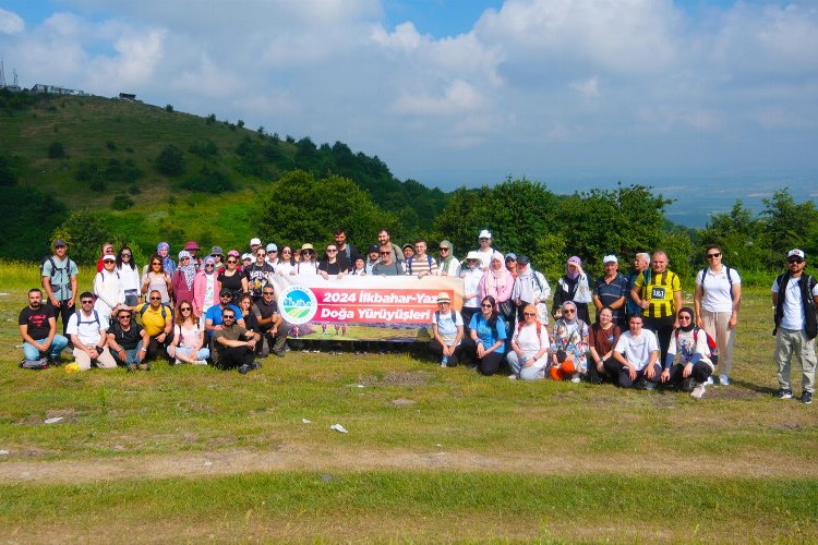 Sakarya'da bahar yürüyüşleri Sapanca'da tamamlandı -