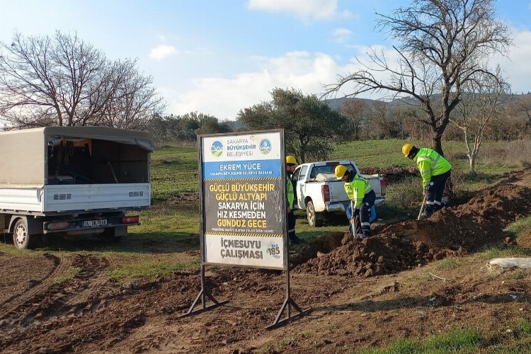 Sakarya'da Pamukova Bayırakçaşehir’e yeni içme suyu hattı -