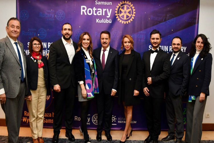 Samsun Rotary Kulübü 'Meslek Hizmetleri Ödülleri' verdi -