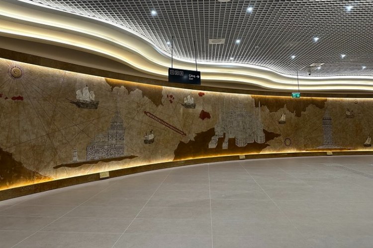 Sanat ve kültür dolu metro yolculuğu -