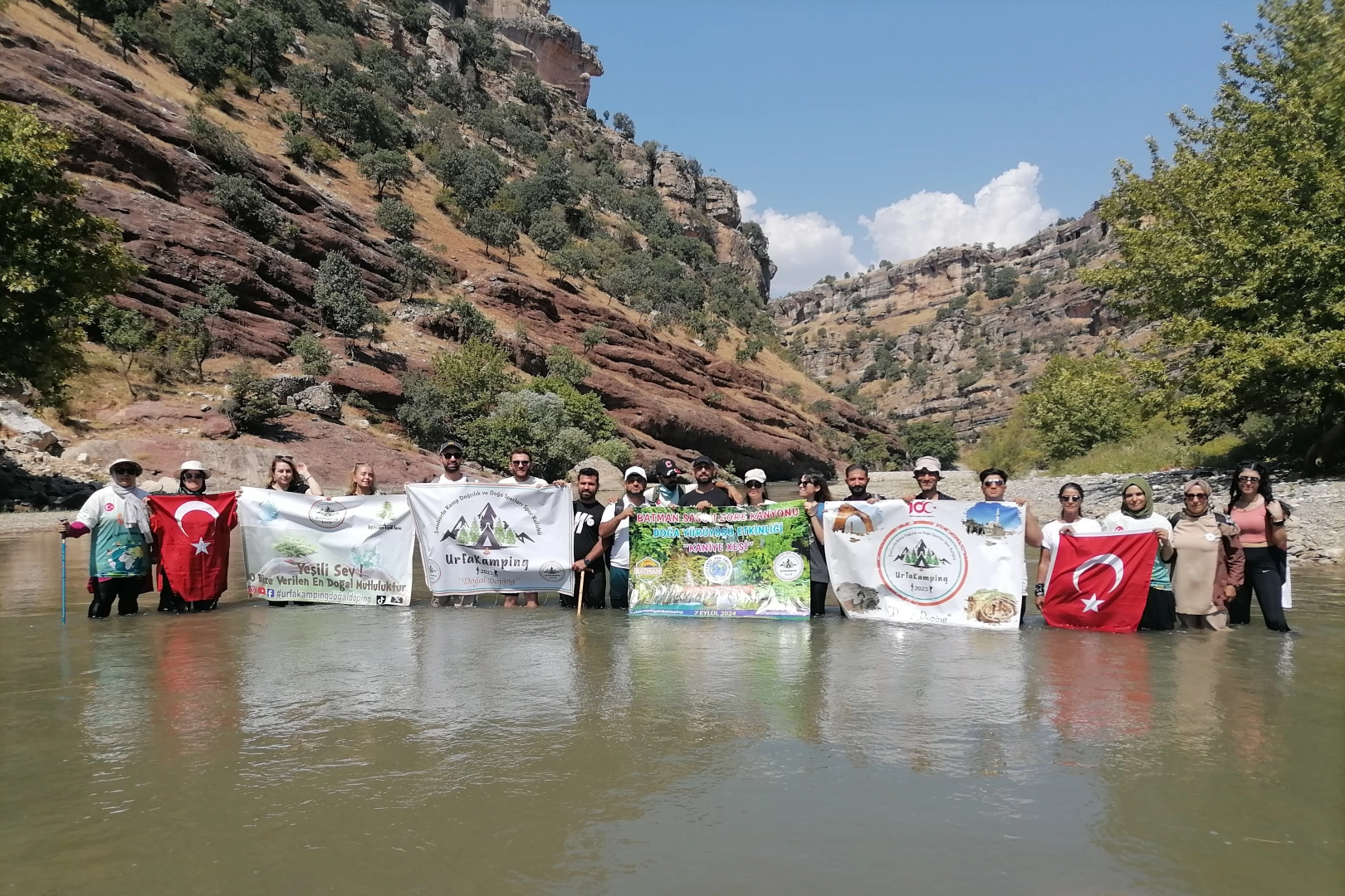 Şanlıurfa’dan Zore Kanyonu için geldiler -