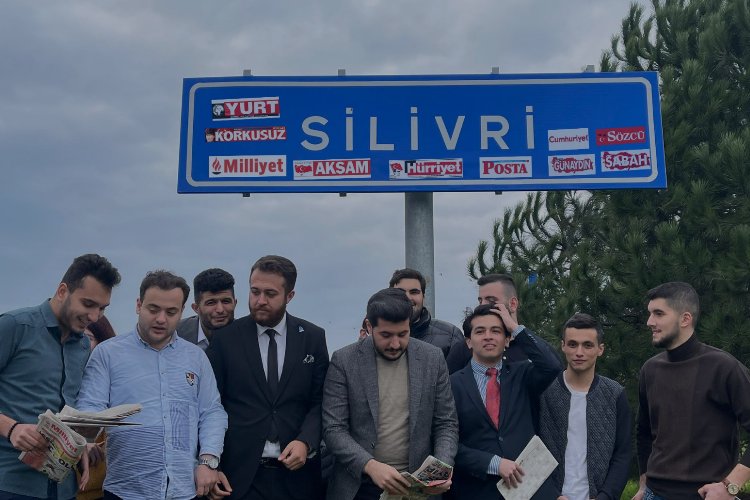 Silivri'de DEVA'lı gençlerden basın özgürlüğü çağrısı -