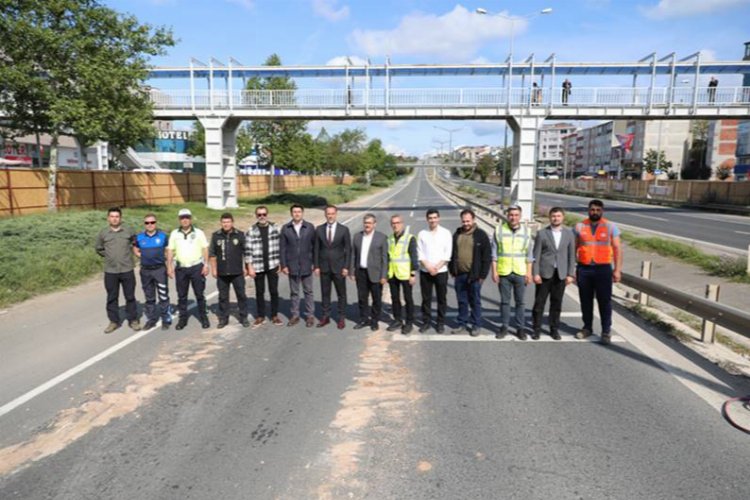 Silivri şehir geçişi projesinde ilk kazma vuruldu -