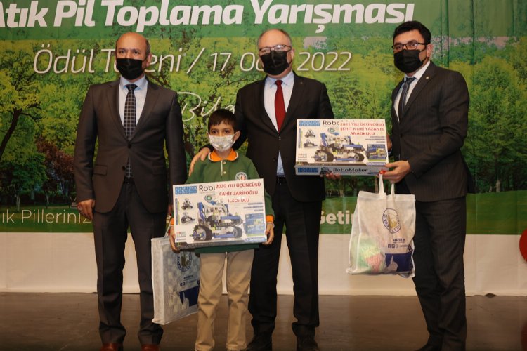 Sivas'ta Atık Pil Toplama Kampanyası ödülleri sahiplerini buldu -