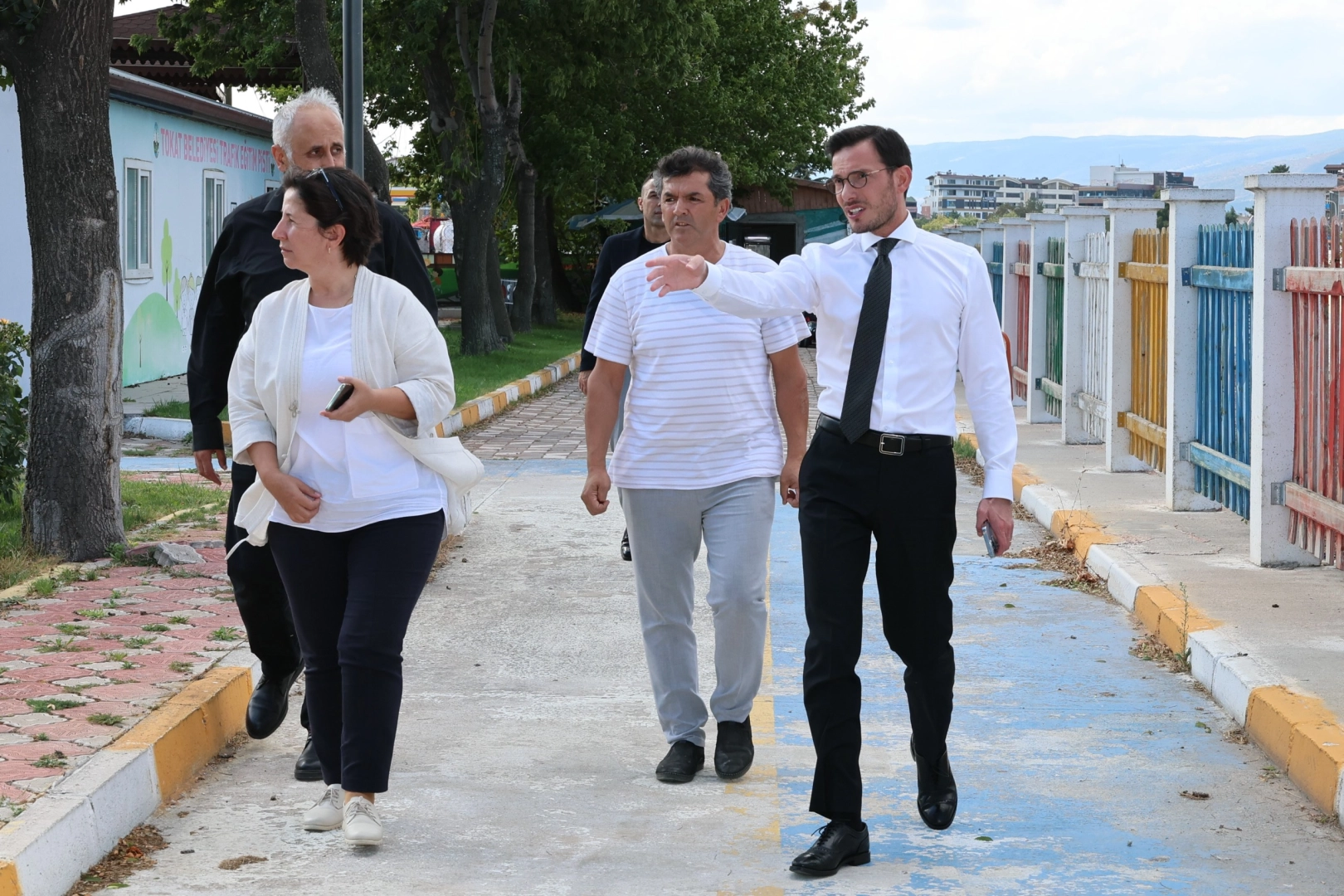 Tokat'ta Çocuk Trafik Eğitim Parkı yenileniyor -