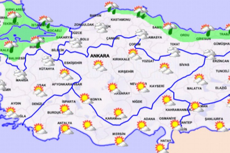 Türkiye'de bugün hava nasıl olacak? Kuzey yağışı, Marmara sisli... -