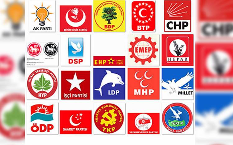 Türkiye'de siyasi parti bolluğu!