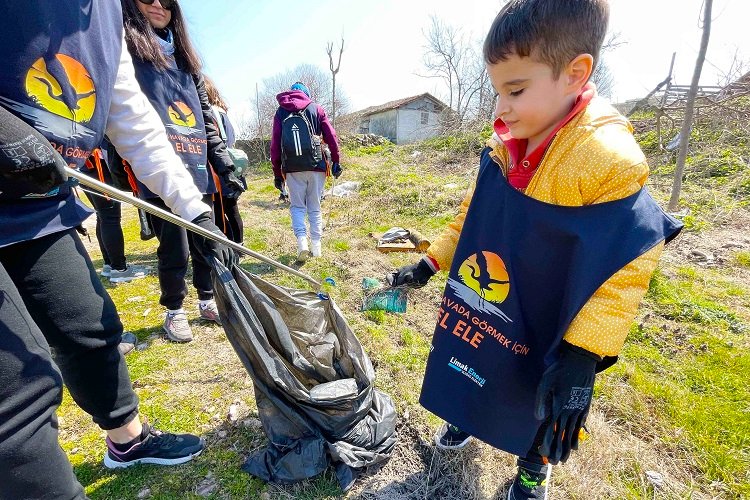 Uludağ Elektrik ve Yeşim'den leylek göç yollarında temizlik -