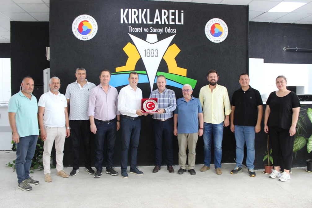 Vecdi Gündoğdu Kırklareli Ticaret ve Sanayi Odası’nı ziyaret etti -