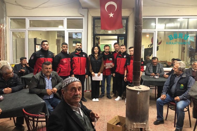 Yenişehir'in köylerinde deprem farkındalık eğitimi -