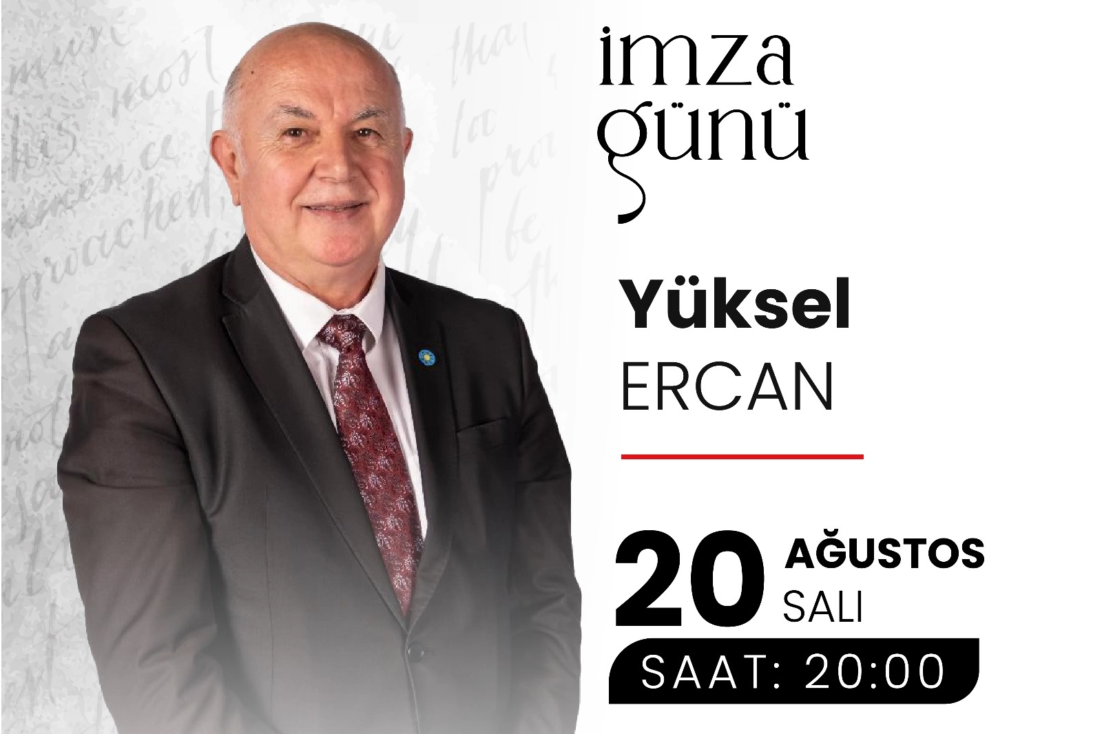 Yüksel Ercan, Edremit kitap fuarında -