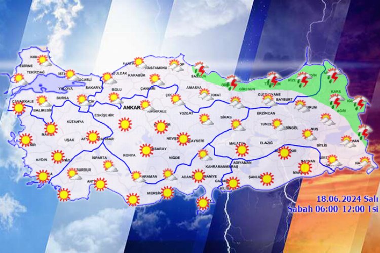 Yurtta bugün hava nasıl olacak? Orta Karadeniz ve Akdeniz'in Toroslar kesimi sağanak yağışlı -