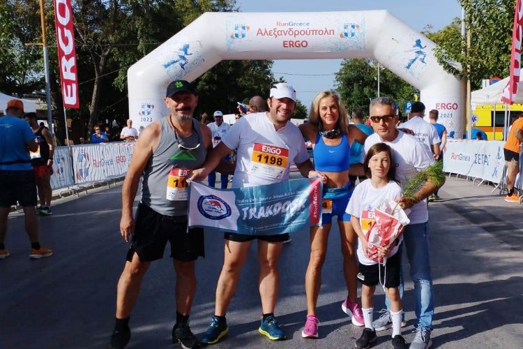 TRAKDOSK, ‘Run Greece Alexandroupolis 2023’e katıldı -