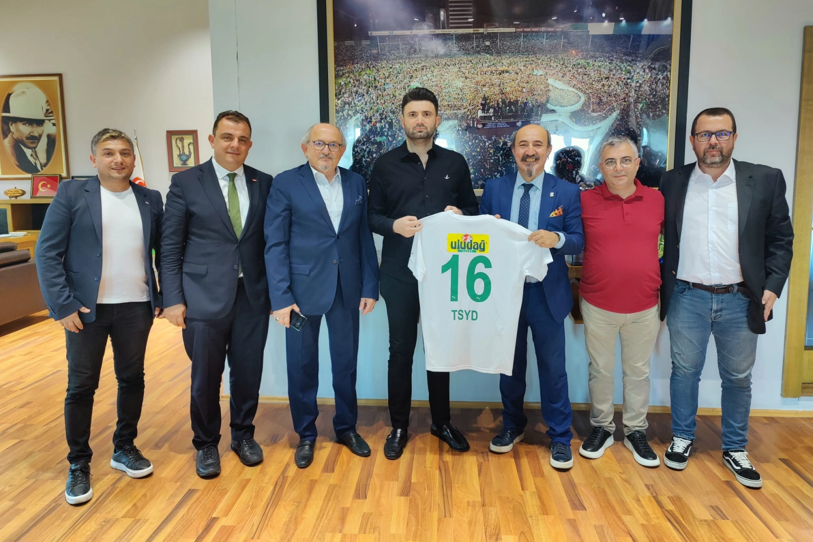 TSYD Bursa’dan Bursaspor’a ziyaret -