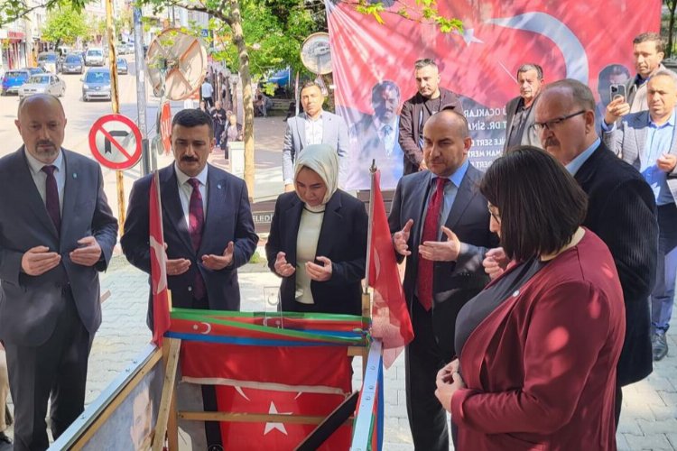 Türkeş'in evlatlarından Bursa'ya Sinan Ateş taziyesi -