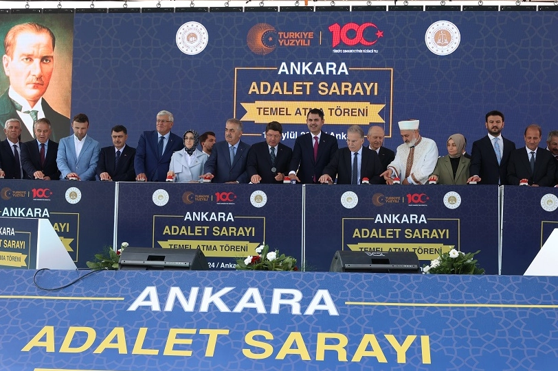 Yeni Ankara Adalet Sarayı'nın temeli atıldı -