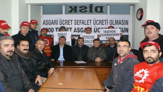 YENİ ASGARİ ÜCRETE SENDİKALAR TEPKİ GÖSTERDİ