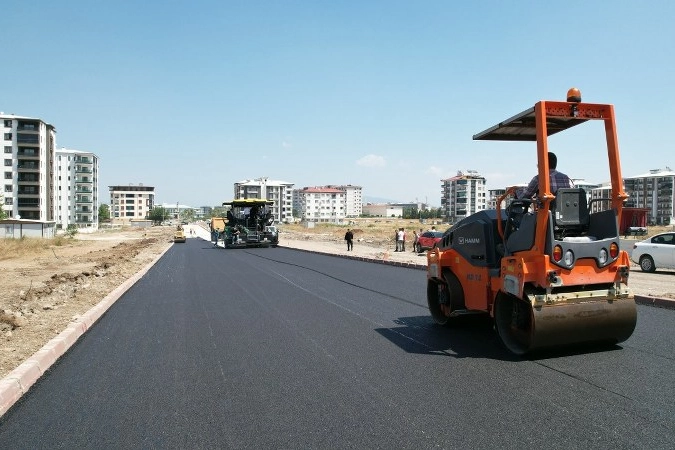 Yeni bulvar asfaltında sona gelindi -