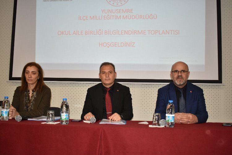 Yunusemre'de okul aile birliği başkanları toplantısı yapıldı -