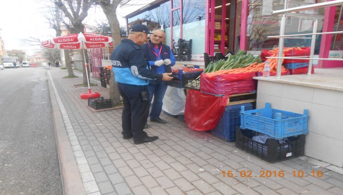 Zabıtadan cadde denetimleri