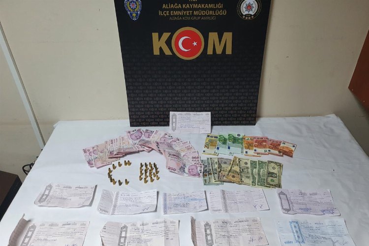 İzmir Aliağa'da tefecilik operasyonu: 4 tutuklama -